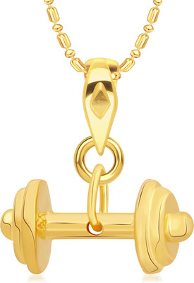VShine dumbbells (Barbells) 24K Yellow Gold Alloy Pendant available at flipkart for Rs.210