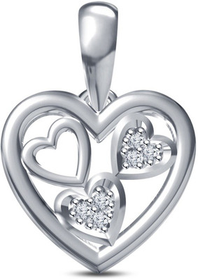

Kataria Jewellers White Gold plated Silver Pendant