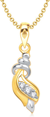 85% OFF on VK Jewels Good-looking Yellow Gold Cubic Zirconia Alloy Pendant