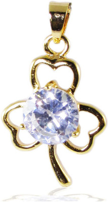 

Dolls N Queens Gold-plated Cubic Zirconia Copper Pendant