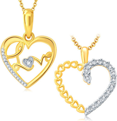 

Sukkhi Luxurious Heart Gold-plated Alloy Pendant