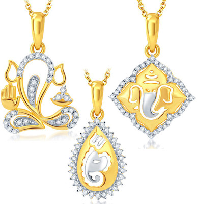 

Sukkhi Beguiling Ganesha Gold-plated Alloy Pendant