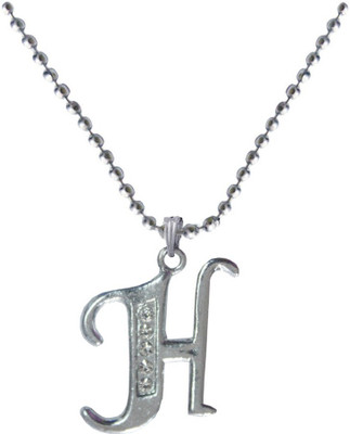 rich & famous Elegant H- Alphabet Alloy Pendant