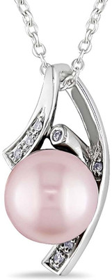 23% OFF on AG Jewellery Real Diamond Fashion AGSP0176 Rhodium Diamond Sterling Silver Pendant