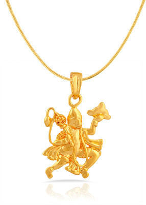 mahi Gold-plated Brass, Alloy Pendant