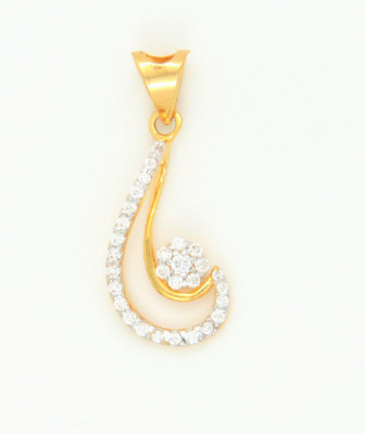 

Bhurmal Aidanmal Jewellers Love Forever 18kt Cubic Zirconia Yellow Gold Pendant