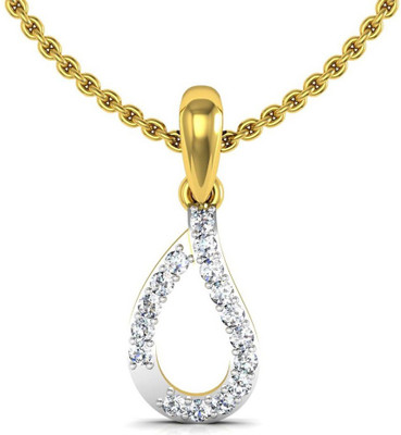 

Avsar Panjab Swarovski Crystal Yellow Gold Pendant