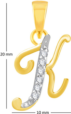 83% OFF on VK Jewels Yellow Gold Cubic Zirconia Alloy Pendant 83% OFF on VK Jewels Yellow Gold Cubic Zirconia Alloy Pendant