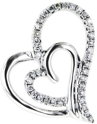 

Facetzinspire Real Platinum Diamond Silver Pendant