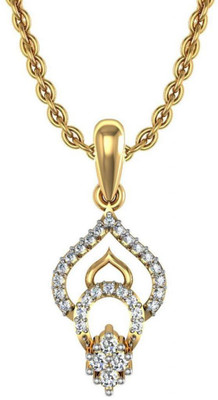 

Avsar 14kt Swarovski Crystal Yellow Gold Pendant