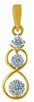 

Kataria Jewellers 14kt Diamond Yellow Gold Pendant(Yellow Gold Plated)