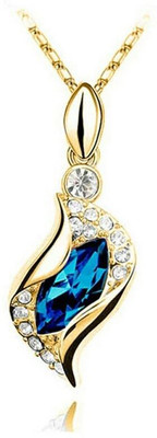 

University Trendz UNIV_P129 Gold-plated Crystal Alloy Pendant
