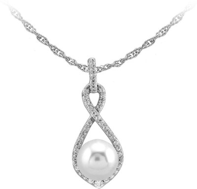 

Kiara Jewellery Rhodium Swarovski Zirconia Silver Pendant