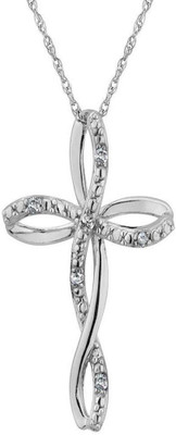 

Kiara Jewellery Vishaka Swarovski Crystal Sterling Silver Pendant