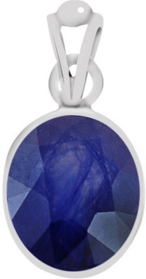 CLARA Certified Blue Neelam 4.8cts or 5.25ratti Sapphire Sterling Silver Pendant