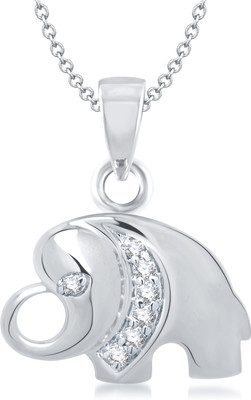 85% OFF on VK Jewels Elephant Rhodium Cubic Zirconia Alloy Pendant 85% OFF on VK Jewels Elephant Rhodium Cubic Zirconia Alloy Pendant