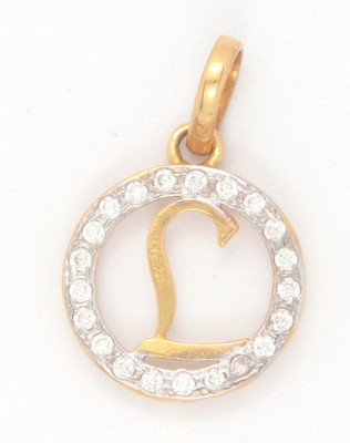 

Bhurmal Aidanmal Jewellers Round Star 18kt Cubic Zirconia Yellow Gold Pendant