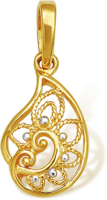 Nishtaa Yellow Gold Pendant