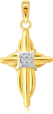 

Vighnaharta Lord Prince Gold-plated Cubic Zirconia Alloy Pendant