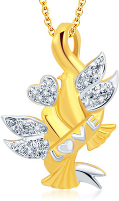 

Sukkhi Pleasing Love Gold-plated, Rhodium Alloy Pendant