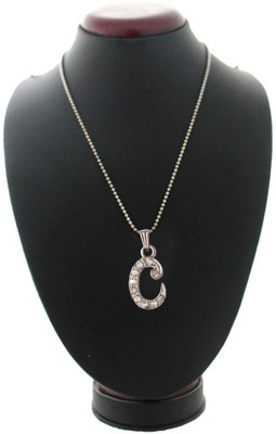

Rich & Famous Elegant Silver C- Alphabets Alloy Pendant