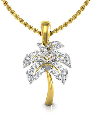 

Avsar Divya Swarovski Crystal Yellow Gold Pendant
