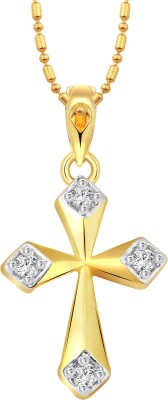 VIGHNAHARTA Gold-plated Cubic Zirconia Alloy Pendant