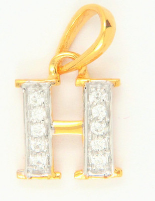

Bhurmal Aidanmal Jewellers Sign Star 18kt Cubic Zirconia Yellow Gold Pendant