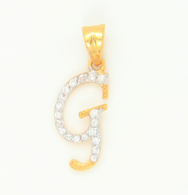 

Bhurmal Aidanmal Jewellers Sign Star G Pendant 18kt Cubic Zirconia Yellow Gold Pendant