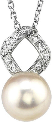 

Kataria Jewellers Designer White Gold plated Diamond Sterling Silver Pendant