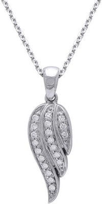 

Kiara Jewellery Pratyusha Rhodium Swarovski Zirconia Sterling Silver Pendant