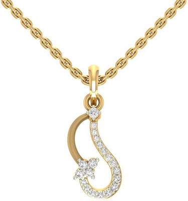 

Jewels5 Blyss Diamond Yellow Gold Pendant(Rhodium Plated)