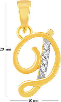 83% OFF on VK Jewels Yellow Gold Cubic Zirconia Alloy Pendant 83% OFF on VK Jewels Yellow Gold Cubic Zirconia Alloy Pendant