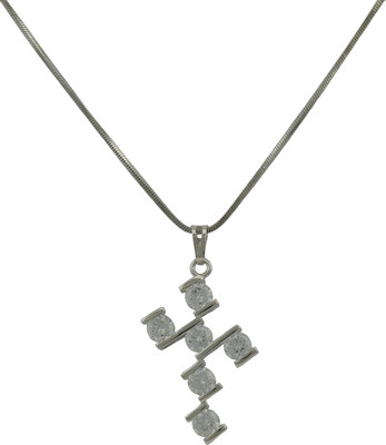 HIGH TRENDZ Aura Sterling Silver Cubic Zirconia Alloy Pendant