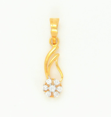 

Bhurmal Aidanmal Jewellers Love Forever 18kt Cubic Zirconia Yellow Gold Pendant