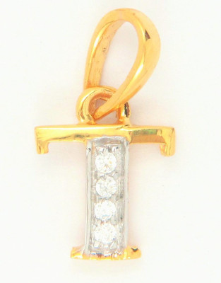 

Bhurmal Aidanmal Jewellers Sign Star 18kt Cubic Zirconia Yellow Gold Pendant