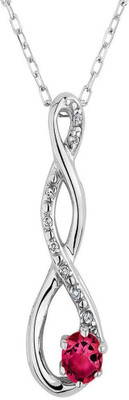 

Kiara Jewellery Bhopal Swarovski Crystal Sterling Silver Pendant
