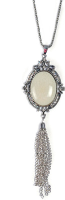 

Luxor Artificial Stone Topaz Alloy Pendant