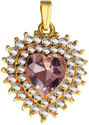 Being Women Elegant Gold Plated With Stone Studded Fashion Gold-plated Alloy Pendant