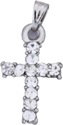 Being Women Elegant Silver Jesus Christ Cross Cubic Zirconia Alloy Pendant Being Women Elegant Silver Jesus Christ Cross Cubic Zirconia Alloy Pendant