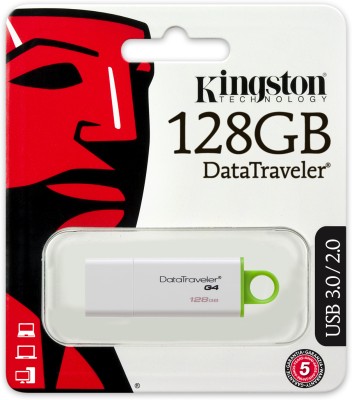 KINGSTON DTIG4/128GB 128 GB Pen Drive(White & Green)