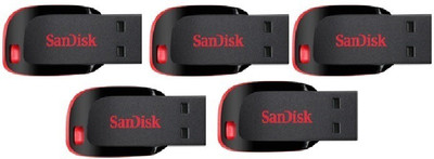 SanDisk Cruzer Blade USB Flash Drive 8 GB Pen Drive(Black) available at flipkart for Rs.1729