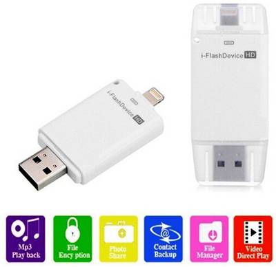 Coolnut Caiphpd-23 Hd & Usb Flash Drive 64 GB  Pen Drive (White) 