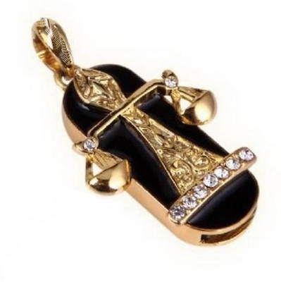 Microware Zodiac Sign Libra 8 GB 8 GB Pen Drive Gold