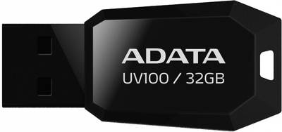 Adata Flash Drive UV100 32 GB  Pen Drive (Black) 