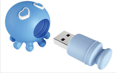 

ADATA Theme Series T806 Kissing Octopus Couple 16 GB Pen Drive(Blue)