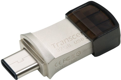 

Transcend JetFlash 890S USB 3.1+Type-C 32 GB Pen Drive(Silver)