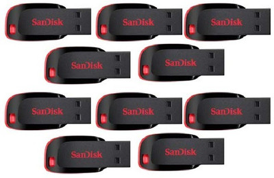 SanDisk Cruzer Blade USB Flash Drive 16 GB Pen Drive(Black) available at flipkart for Rs.4988