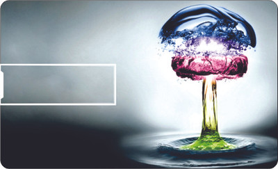 69% OFF on Printland Credit card Glass Tree 8 GB Pen Drive(Multicolor)