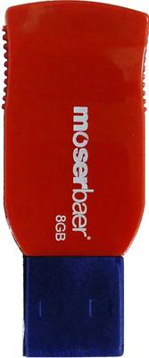 Moserbaer Racer 8 GB  Pen Drive (Red, Blue) 